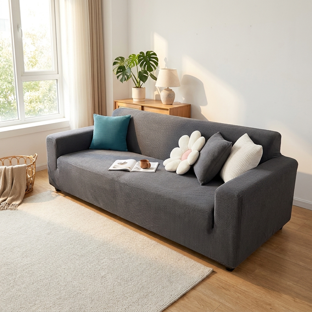 Stay-Put Sofa Cover for Easy Everyday Protection