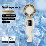Portable Ice-Cooling Fan for Rapid Relief