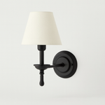 Fabric Shade Wall Sconce for Gentle Reading Light