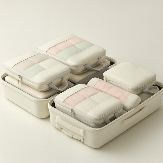 5-Piece Packing Cube Set for Space-Saving Travel