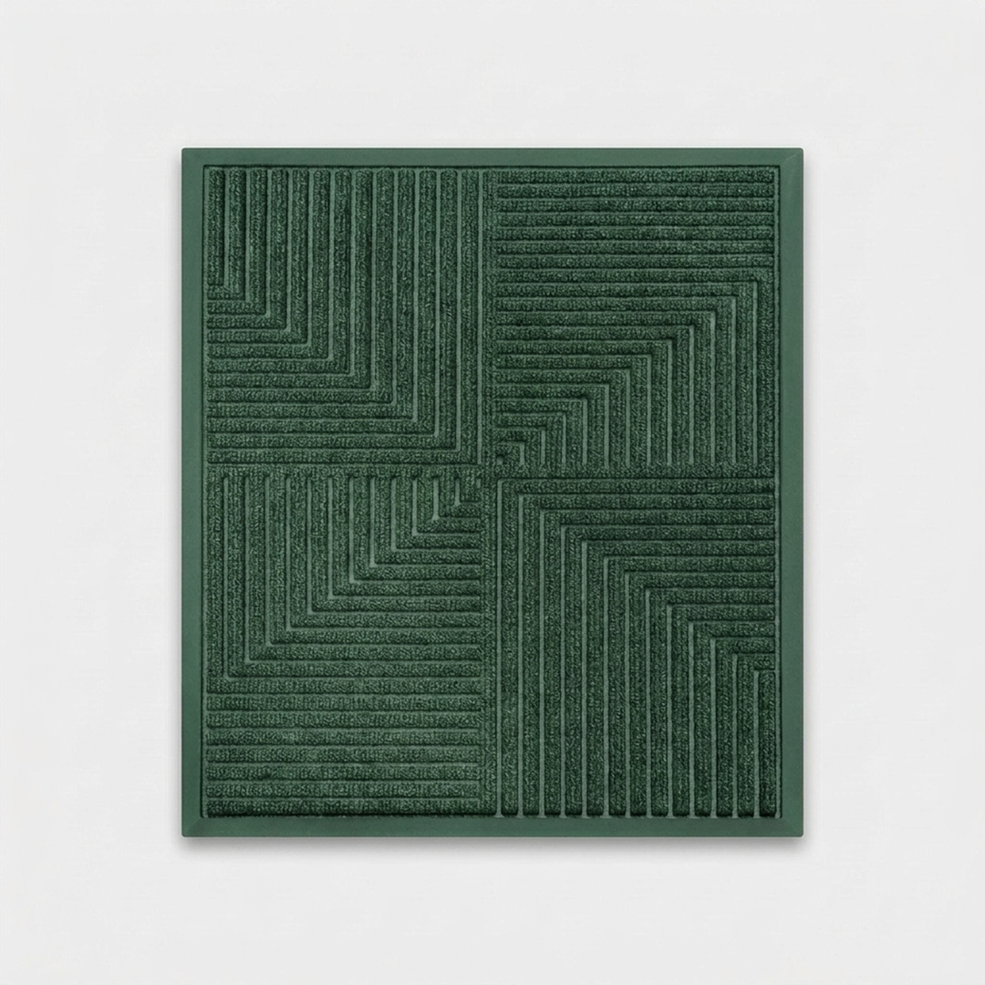 Striped Doormat That Traps Dirt Securely