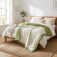 Breathable Floral Cotton Quilt for Cooler Sleep