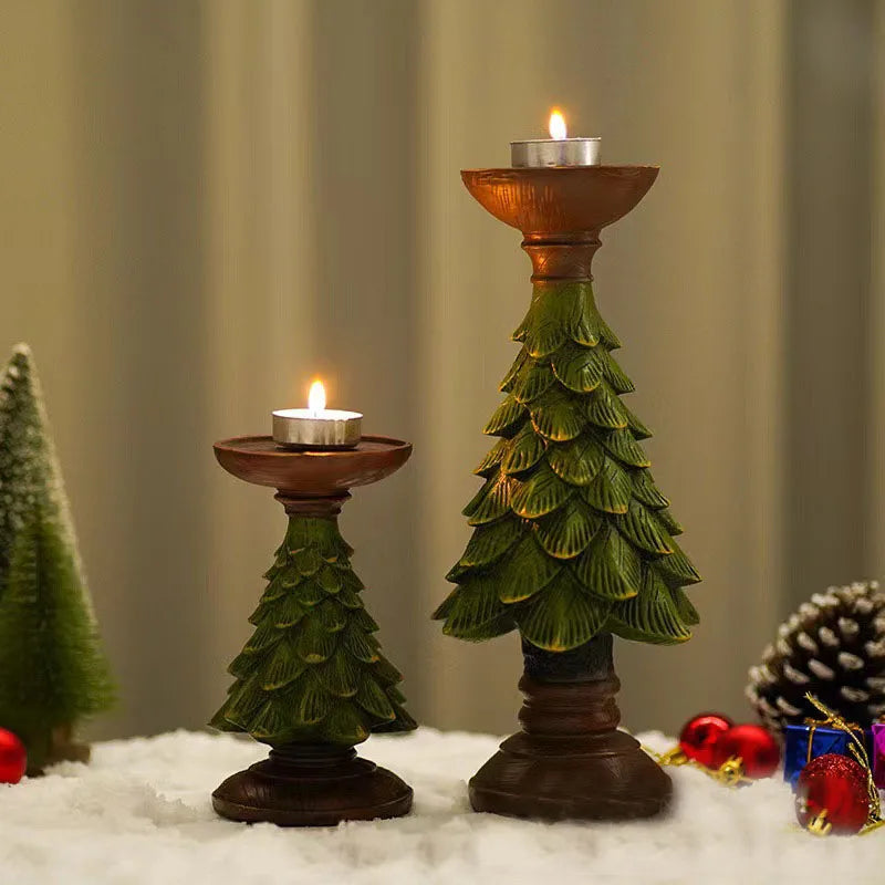 Vintage Christmas Candle Holder For Cozy Glow