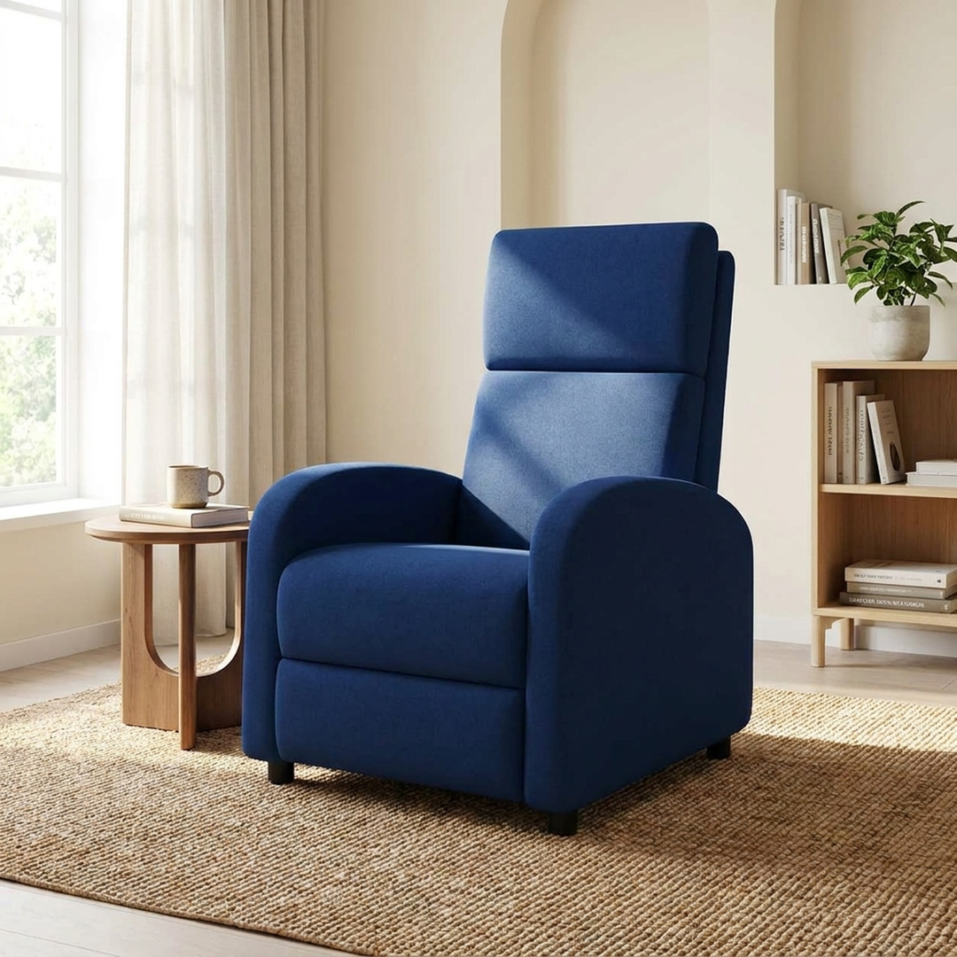 High-Back Recliner With Tuckaway Footrest