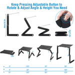 Rotating Laptop Stand for Ergonomic Comfort