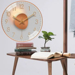 Quiet Wall Clock for Easy Time Checks
