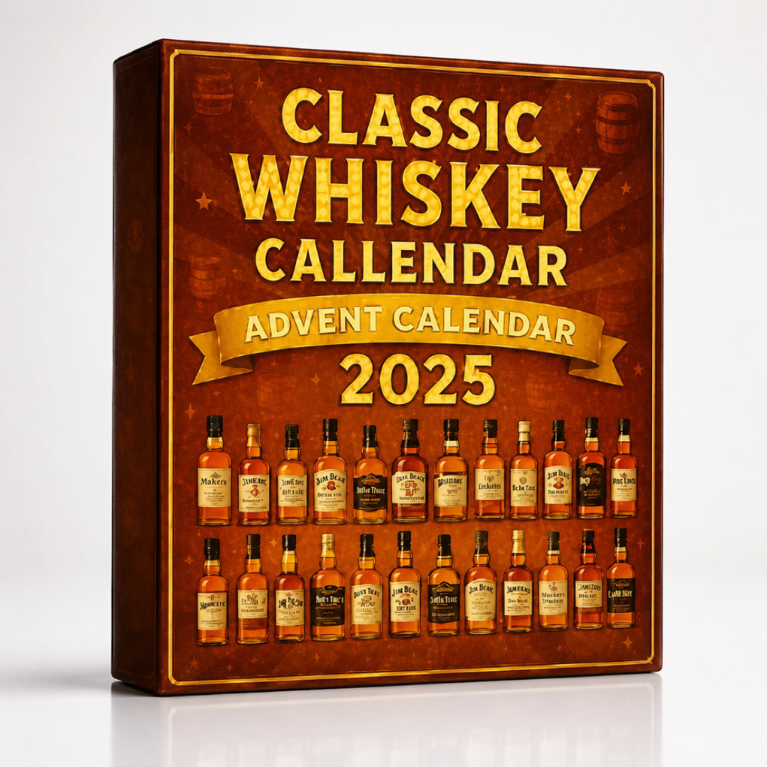 Whiskey Ornament Countdown – Festive Bar Decor