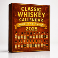 Whiskey Ornament Countdown – Festive Bar Decor
