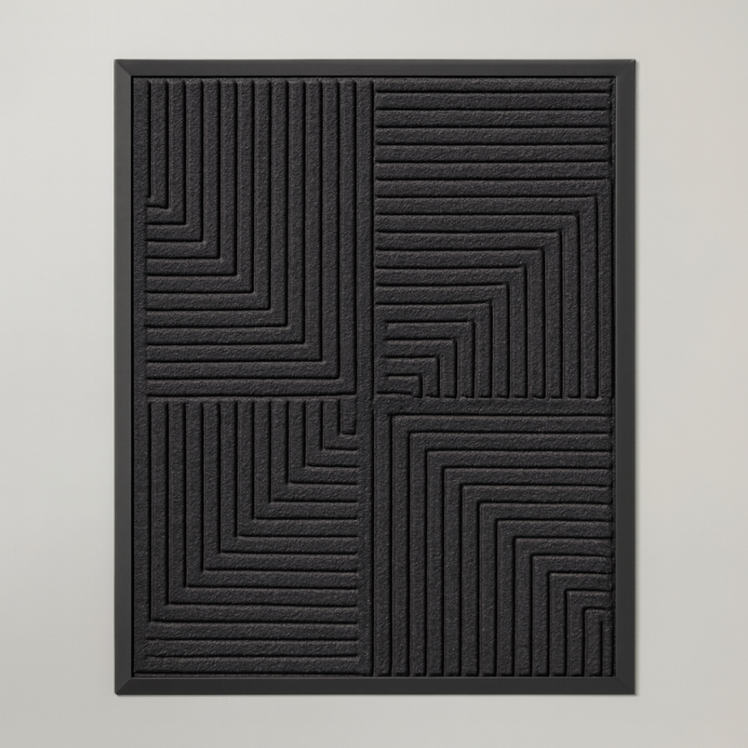 Striped Doormat That Traps Dirt Securely