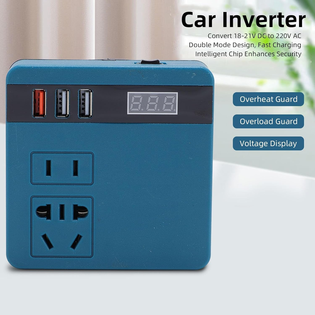 Compact Power Inverter for Outages and Travel