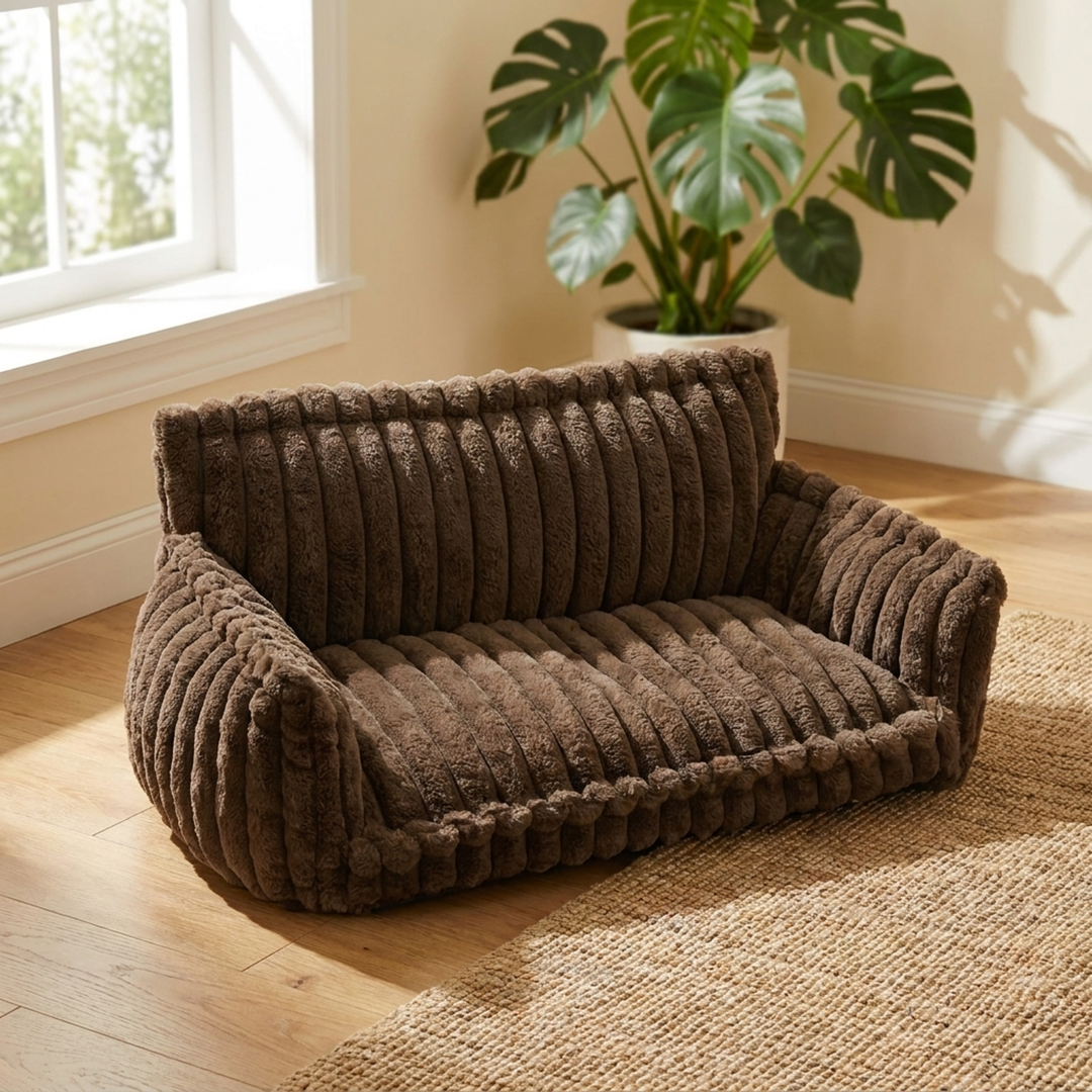 Cozy Dog Sofa Bed with Washable Cover