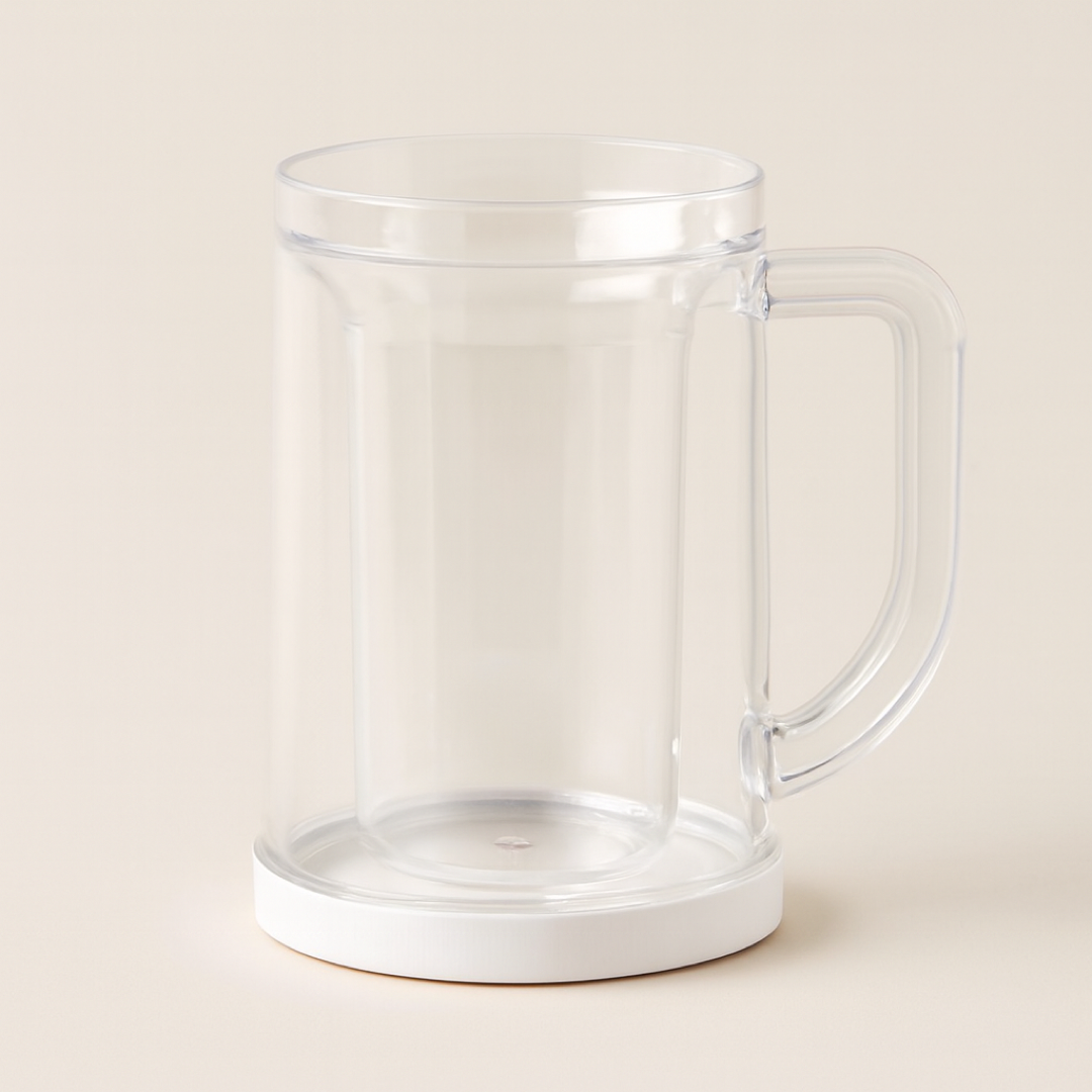 Freezer-Chill Beer Mug for Longer-Lasting Cold