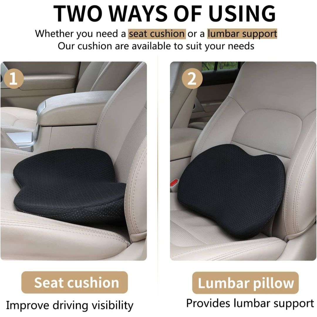 Memory Foam Driver Cushion for Better Visibility