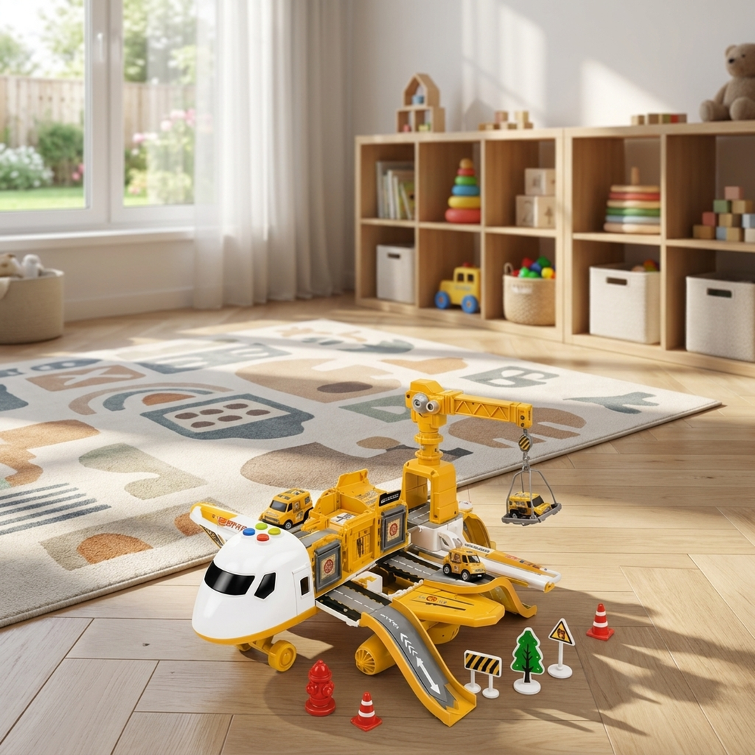 Interactive Airplane Playset for Screen-Free Fun