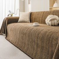 Chenille Sofa Cover for Pet-Proof Comfort