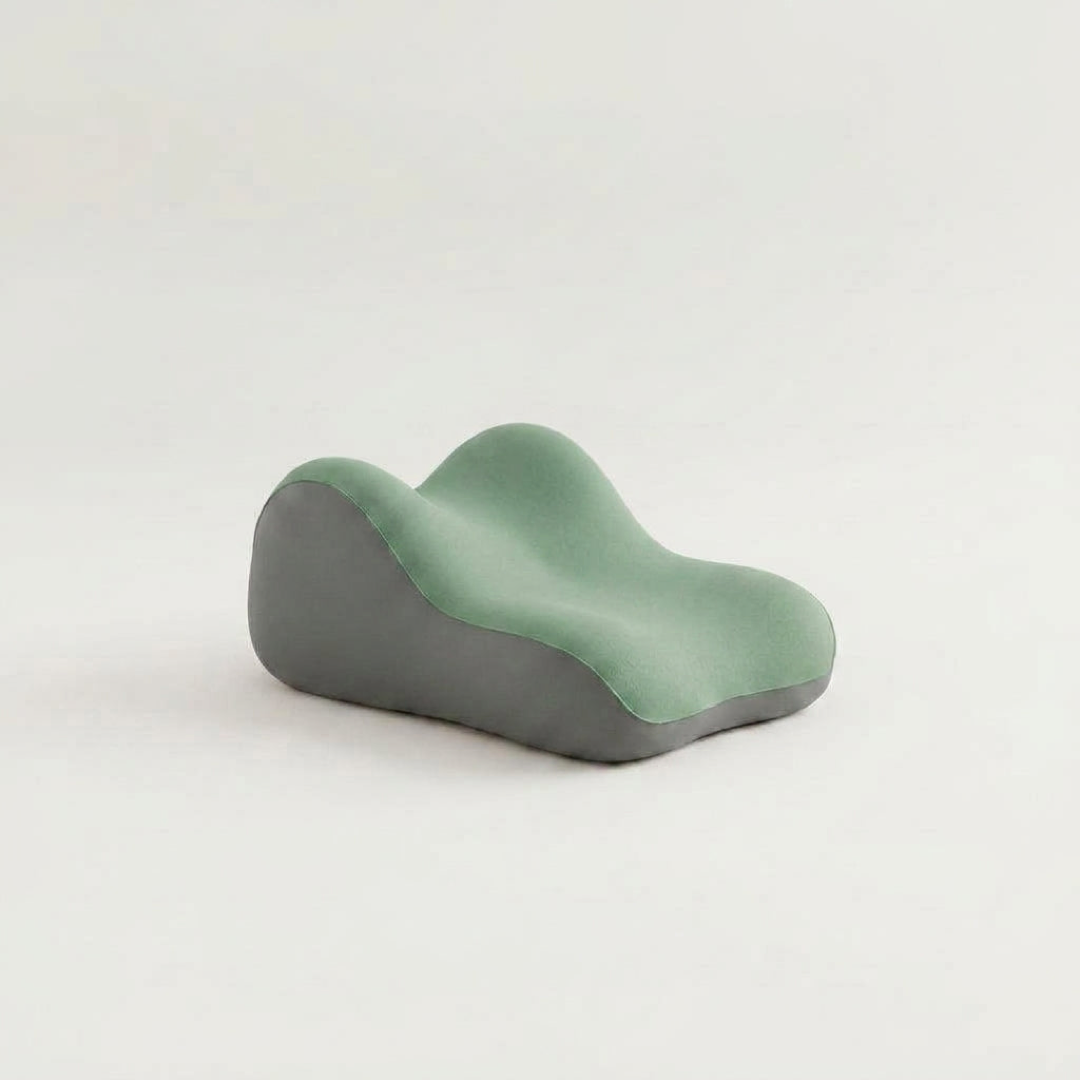 Ergonomic Memory Foam Cushion for Shared Comfort