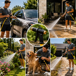 Adjustable Power Sprayer for Easier Outdoor Cleaning
