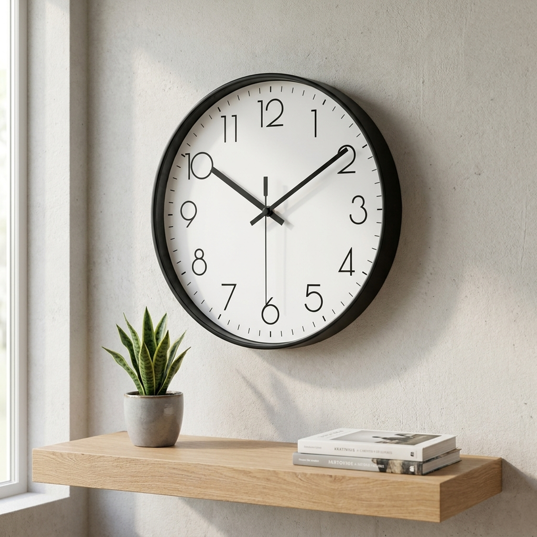 Scandinavian Wall Clock for Effortless Timekeeping