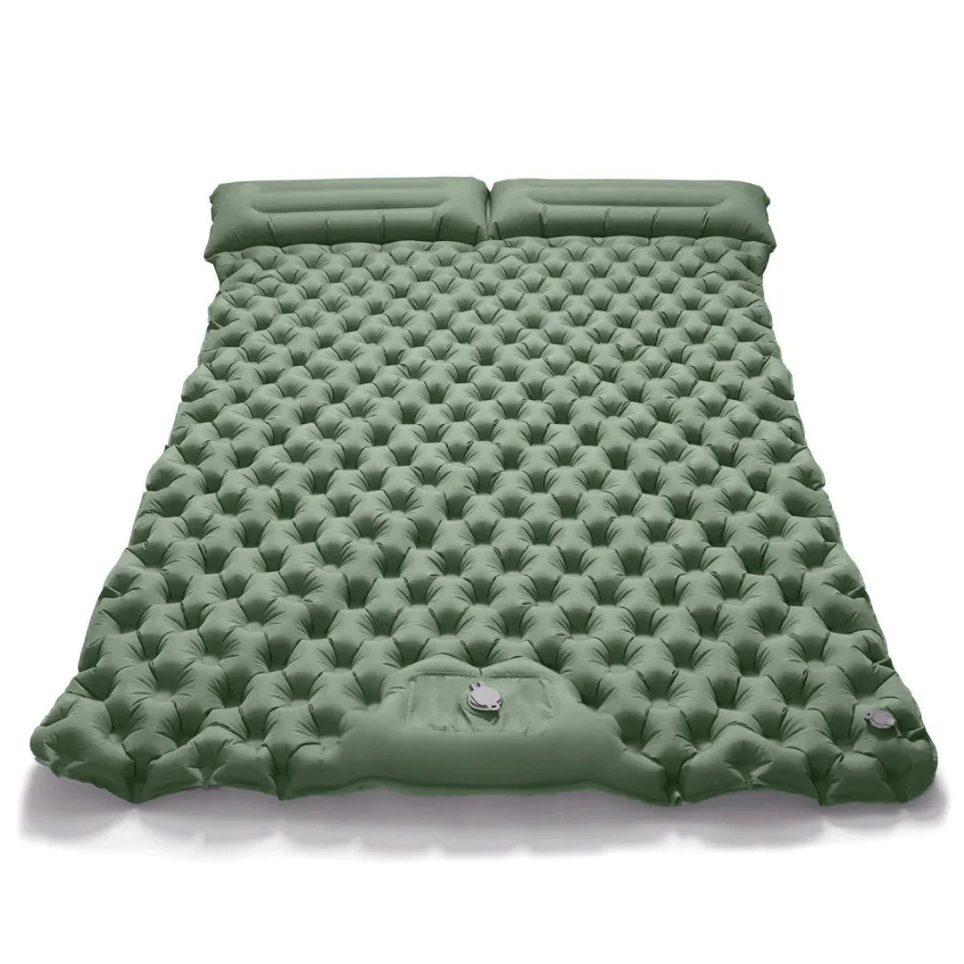 Self-Inflating Double Mattress for Easy Rest
