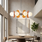 Sculptural Globe Chandelier – Artful Overhead Light