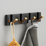 Flip-Down Wall Hook for Clutter-Free Storage