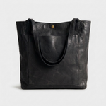 Faux Leather Shoulder Bag for Organized Days