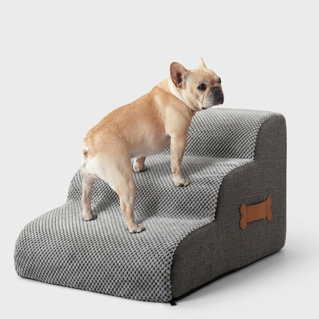 Supportive Pet Steps for Easier Furniture Access