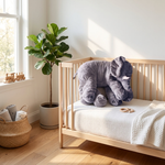 Plush Elephant Pillow for Soothing Snuggles