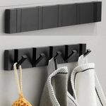 Flip-Down Wall Hook for Clutter-Free Storage