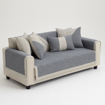 Cotton-Linen Sofa Cover That Stays Put