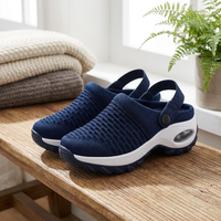 Air-Cushioned Mesh Clogs for Lasting Support
