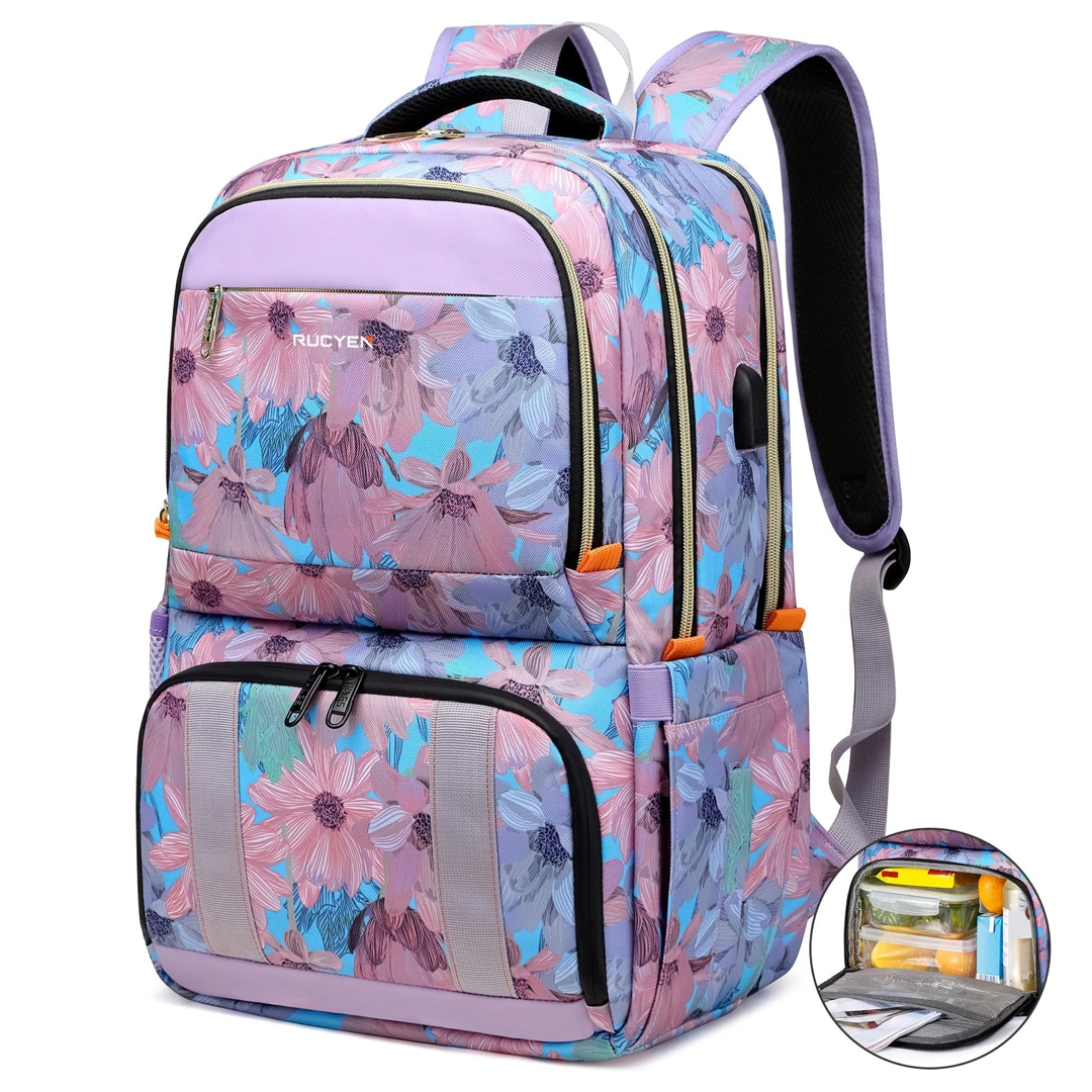 Spacious Cooler Backpack for Fresh Meals