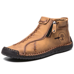 Men's Zip-Up PU Boots for Effortless Wear