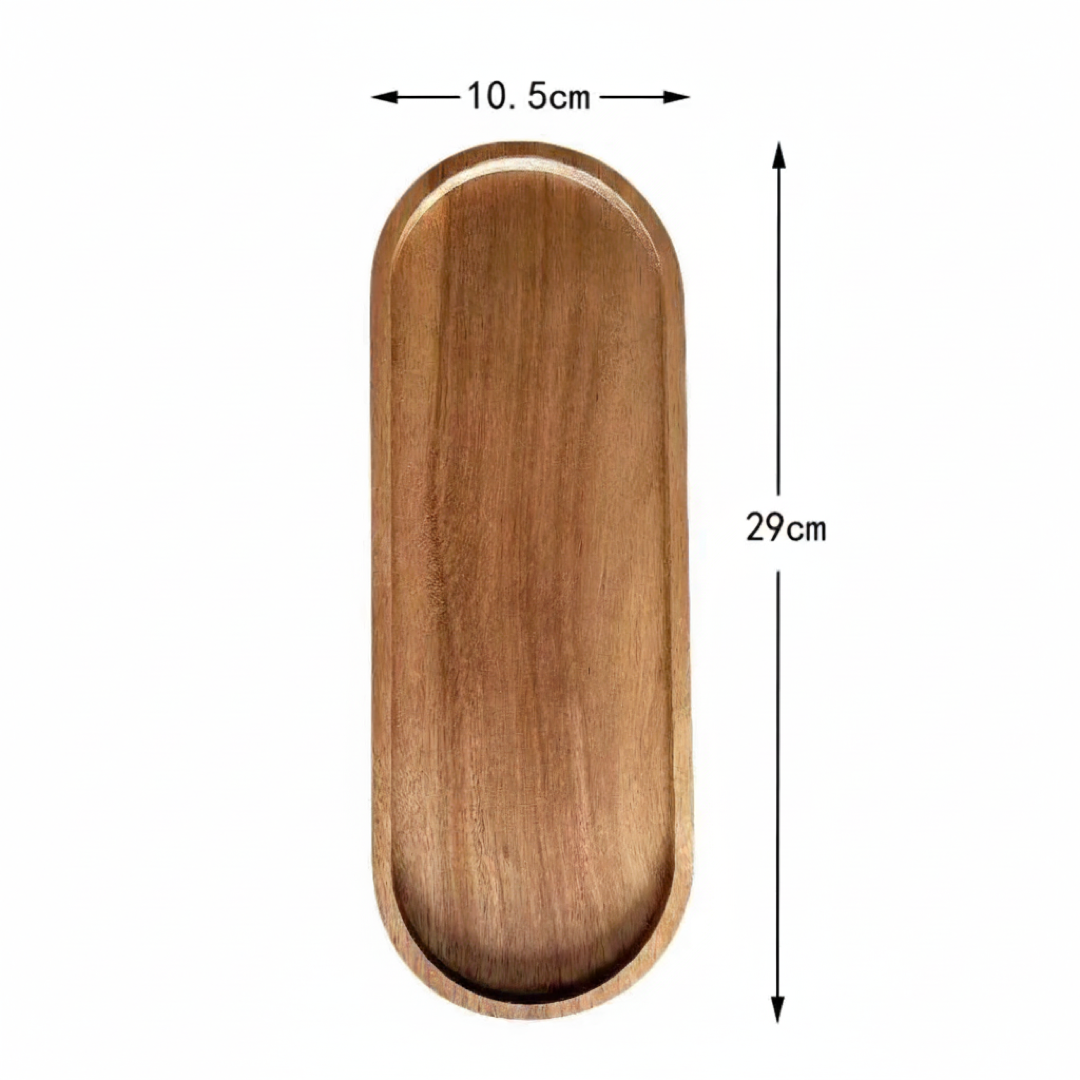 Artisan Wood Serving Tray for Effortless Styling