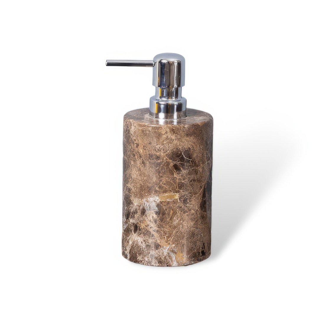 Dark Marble Vanity Set for Clutter-Free Countertops