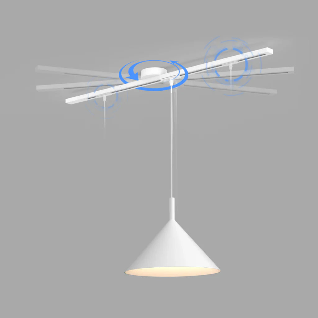 Adjustable Pendant Rail for Effortless Repositioning