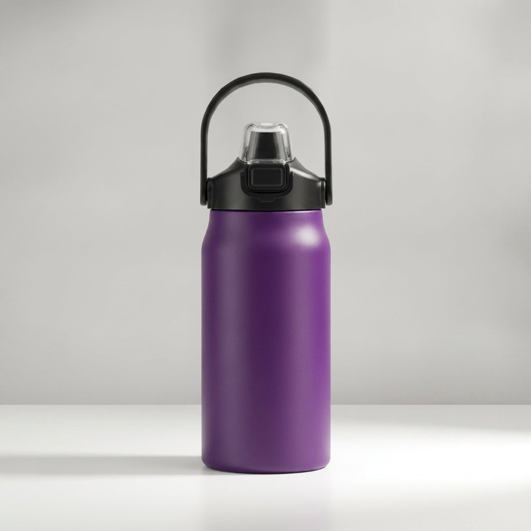 Vacuum Insulated Straw Bottle for All-Day Sipping