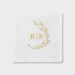 Monogrammed Linen Napkin Set for Elegant Dining