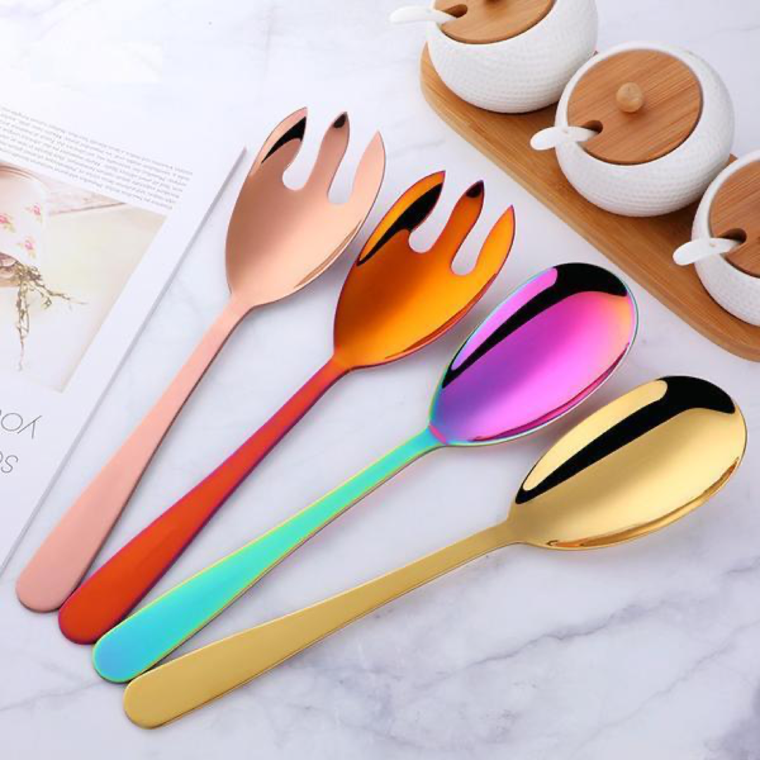 Sculptural Serving Spoon Set for Effortless Hosting