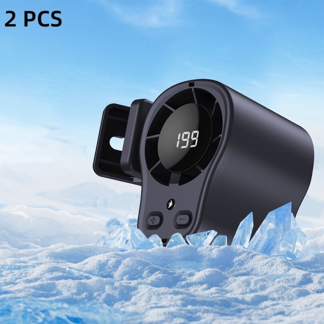 LED Personal Fan for Hands-Free Travel Cooling