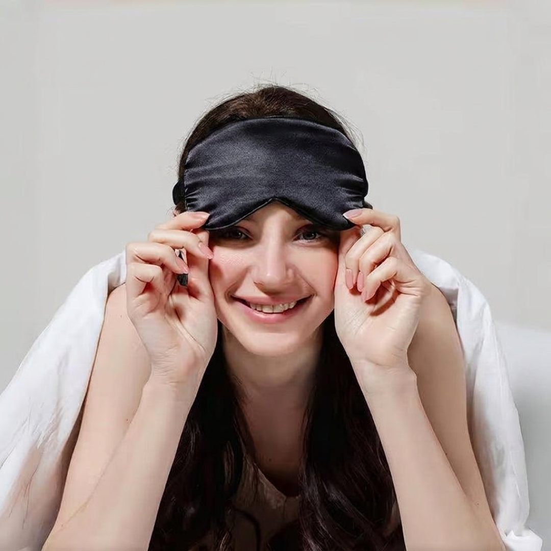 Silk Sleep Mask for Total Light Blockage