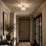 Square Crystal Ceiling Light for Radiant Rooms
