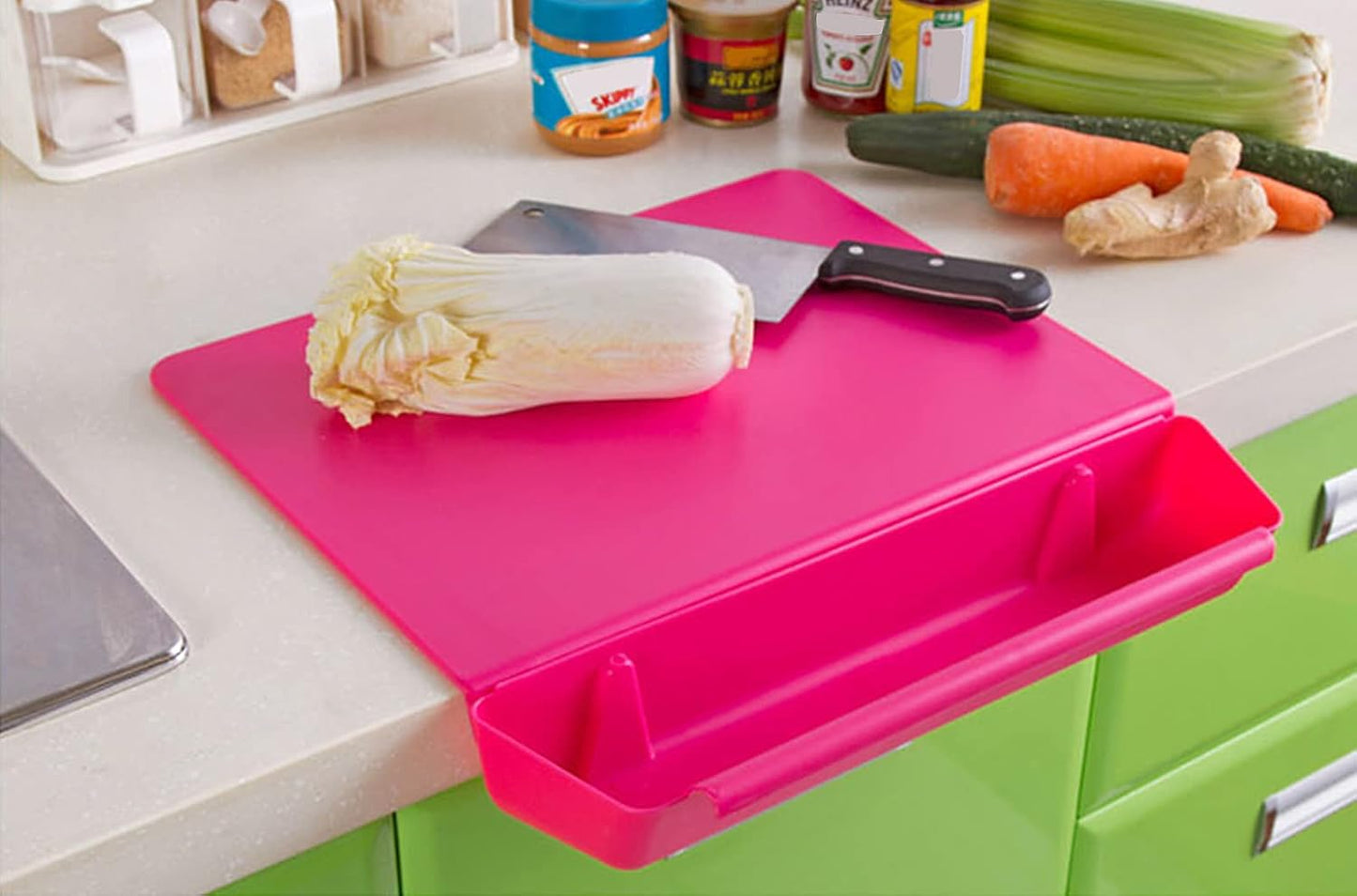 Quick-Drain Cutting Board For Cleaner Prep