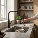 Pull-Down Kitchen Faucet for Effortless Rinsing