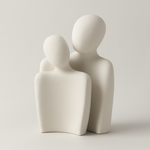 Enduring Bond Ceramic Sculptures – Artful Warmth