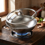 Stainless Steel Wok for Consistent Cooking
