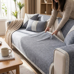 Cotton-Linen Sofa Cover for Secure Comfort