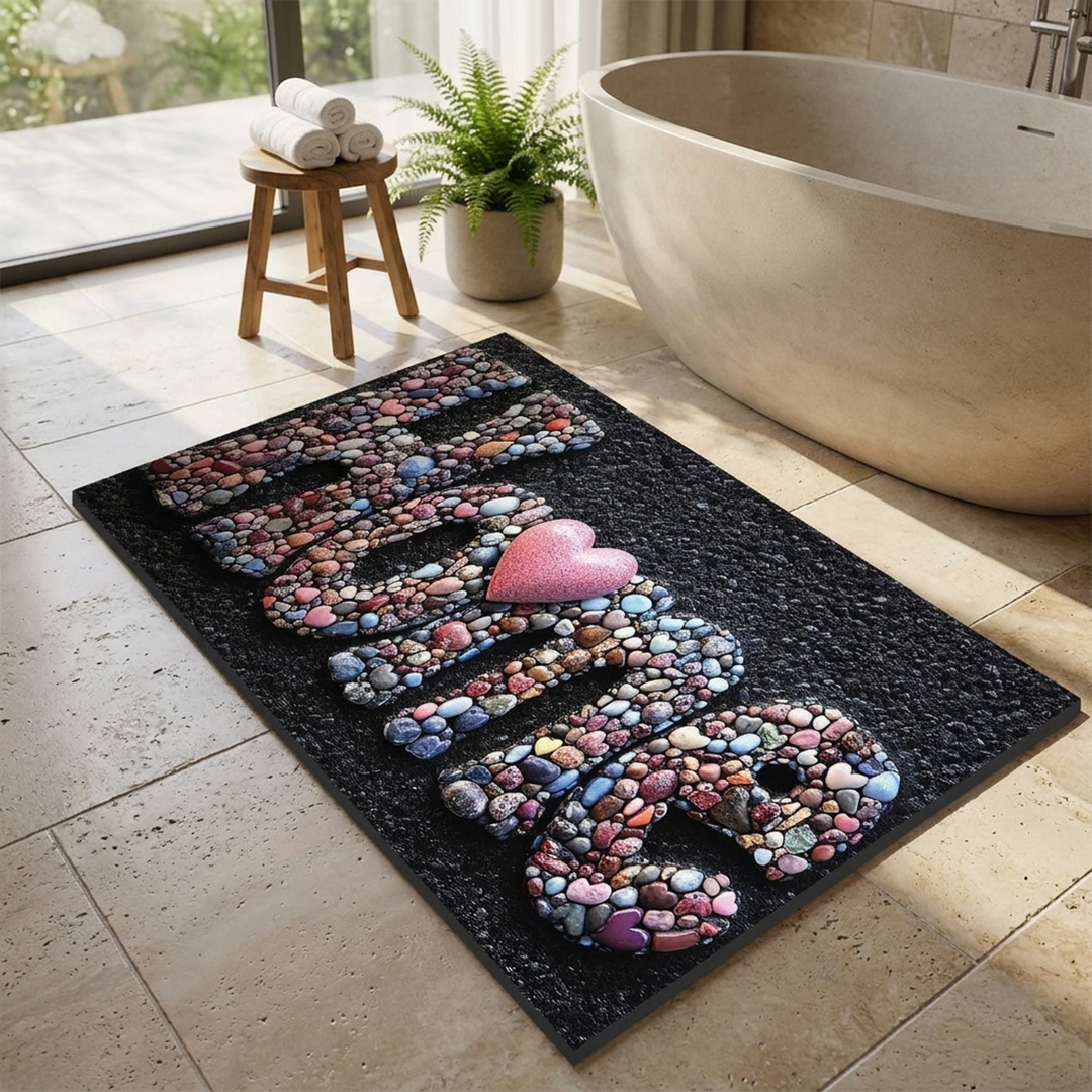 Mineral Bath Mat for Steady, Comfortable Steps