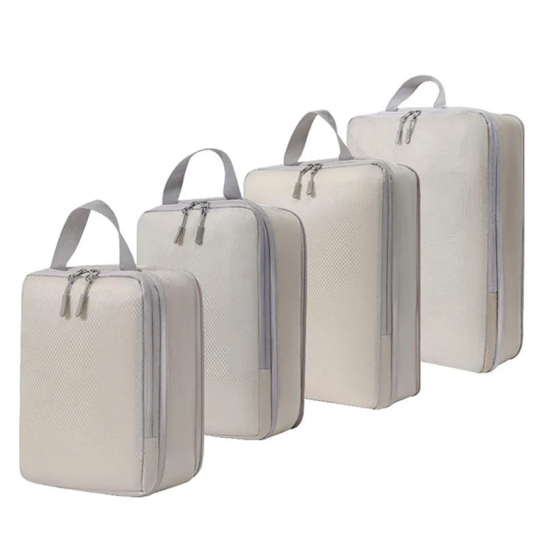 Space-Saving Travel Organizers – 4-Piece Set