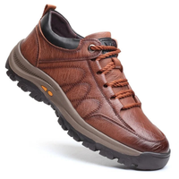Men's Supportive Leather Shoes for All-Day Comfort